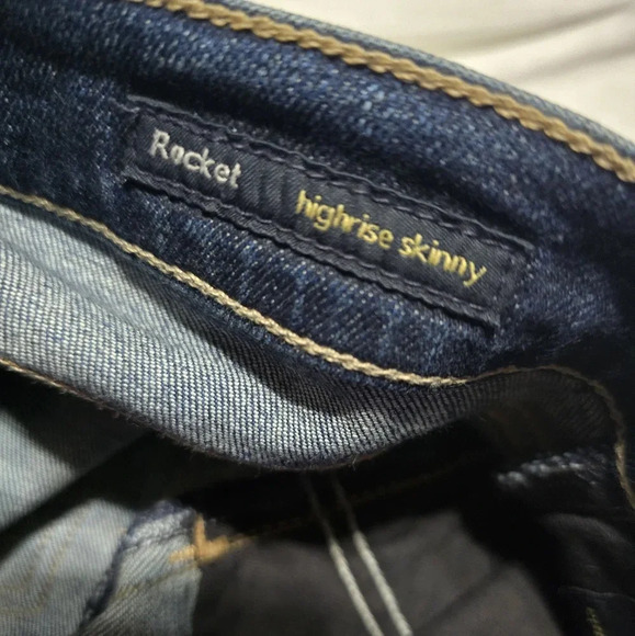 Citizens of Humanity Rocket High Rise Skinny Jeans, Dark Wash, Stretch, EUC! - Picture 12 of 14